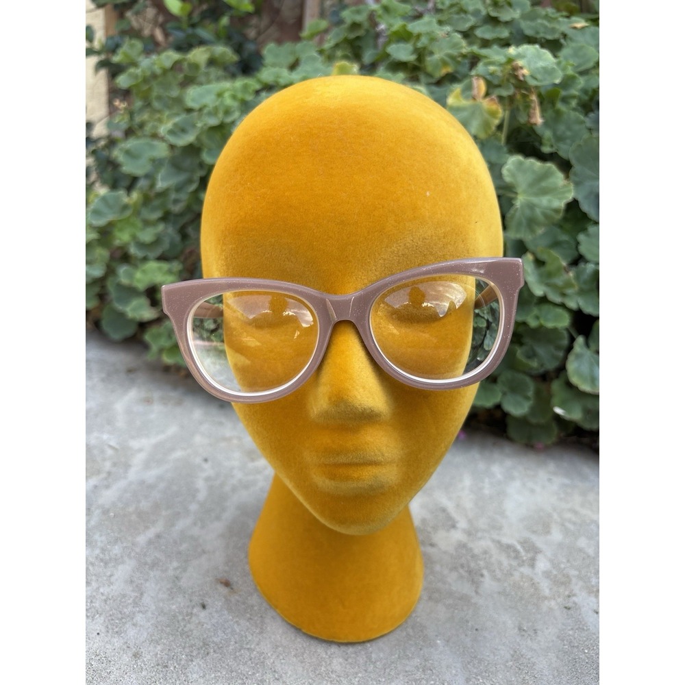 Jimmy Choo JC276 KON Eyeglasses Frames Nude Glitter Cat Eye 52-19-45 Italy